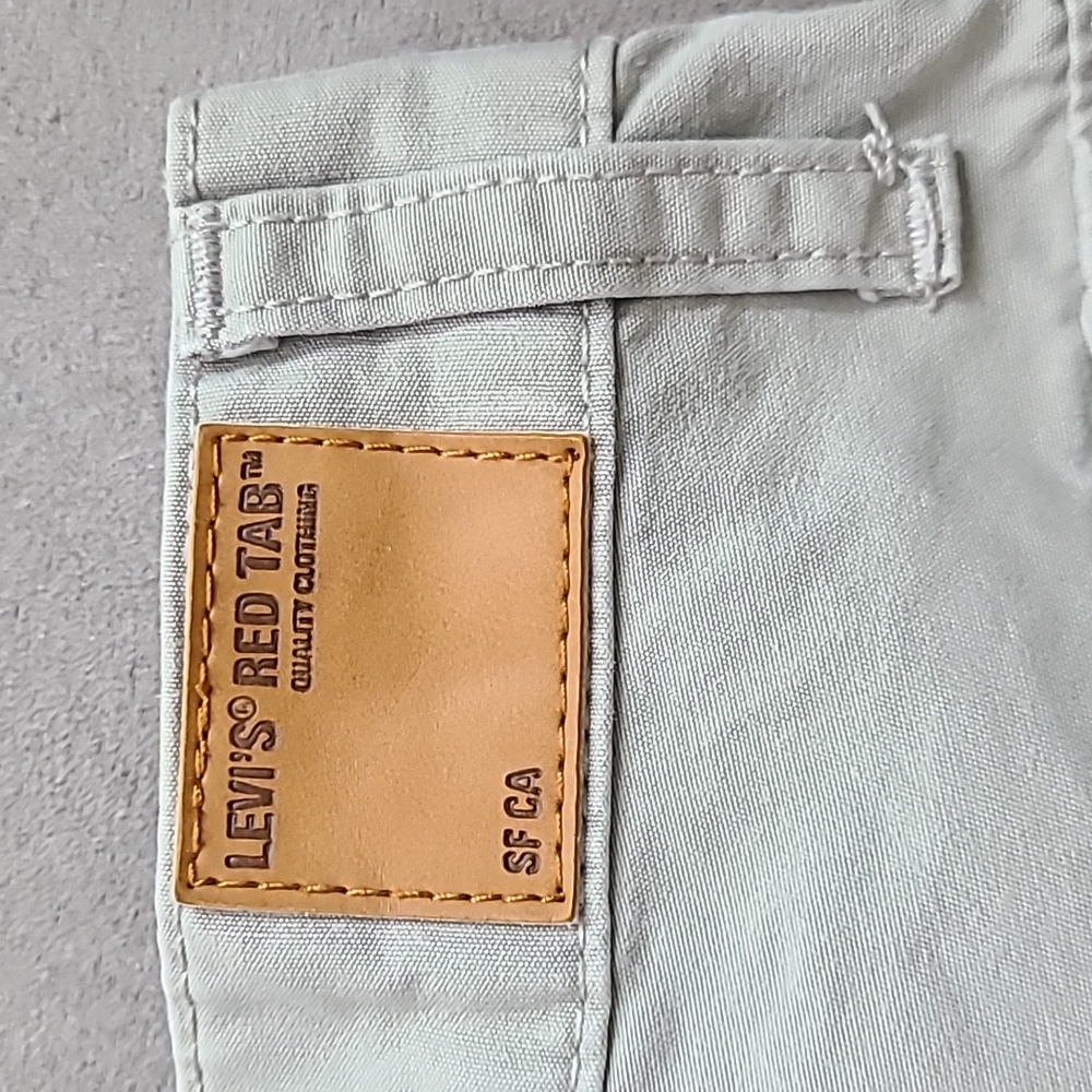 Y2k LEVIS RED TAB KHAKI SHORTS SIZE 7 COTTON‎ Hong Kong